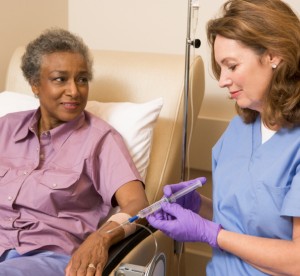 Nurse Giving Patient Injection