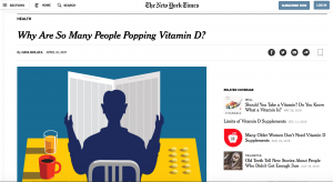 New York Times Vitamin D